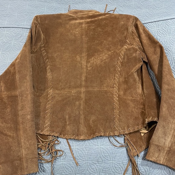 Vintage Suede Fringe suede jacket by Cofi - Picture 2 of 3